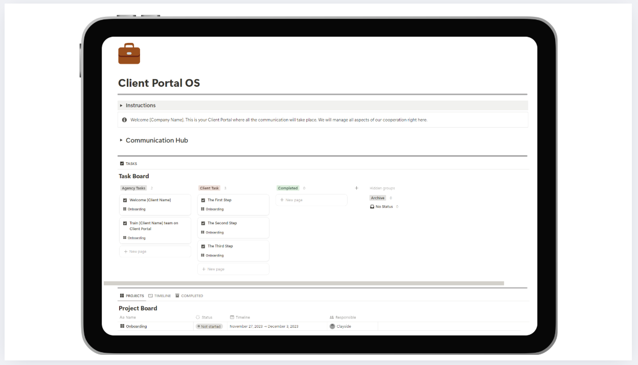 Client Portal OS