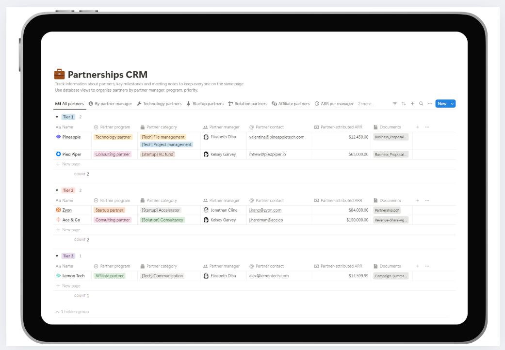 Partnership CRM