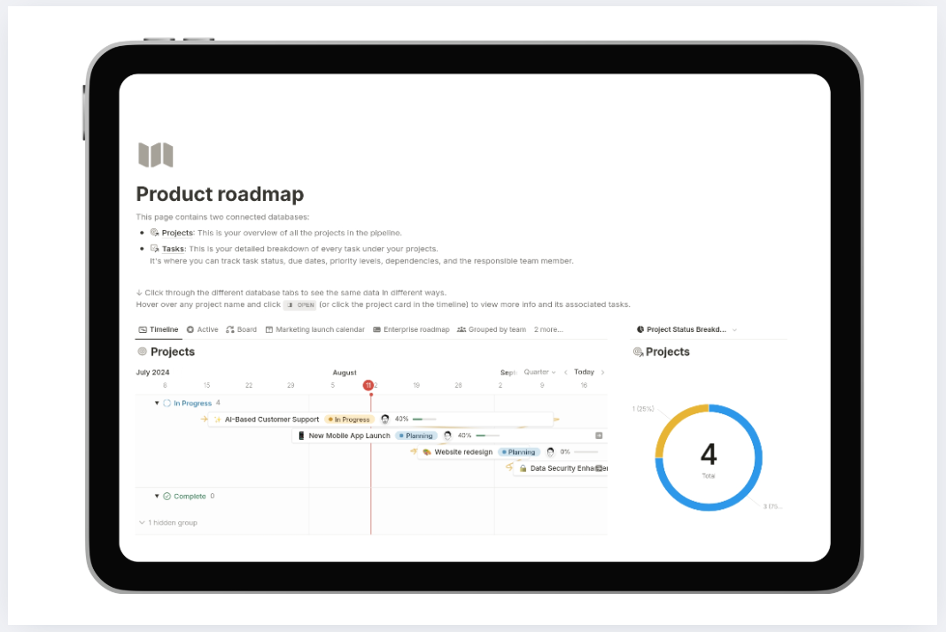 Product Roadmap