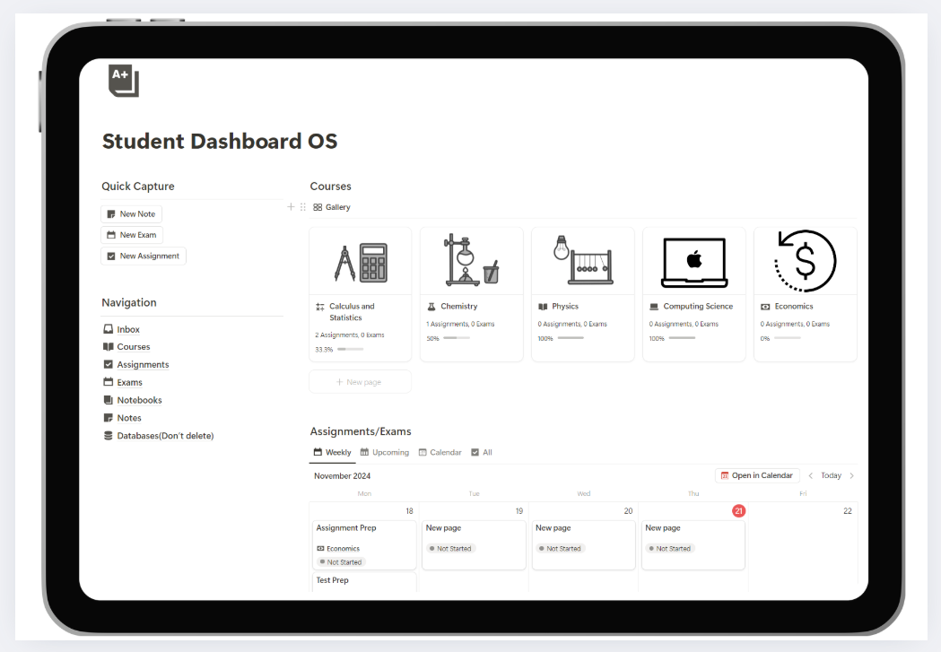 Student Dashboard